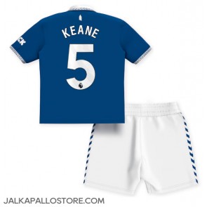 Everton Michael Keane #5 Kotipaita Lapsille 2023-24 Lyhythihainen (+ shortsit)